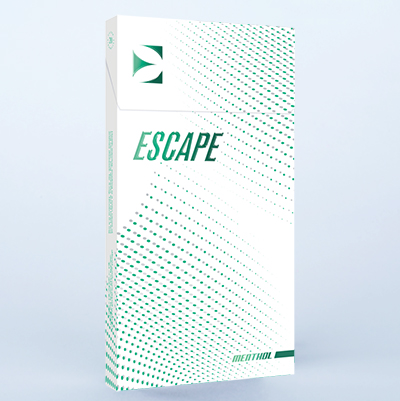 The Escape super slim lights cigarette box