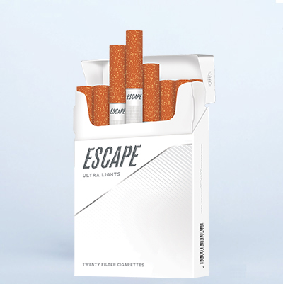 Escape King Size Ultra Lights pack open