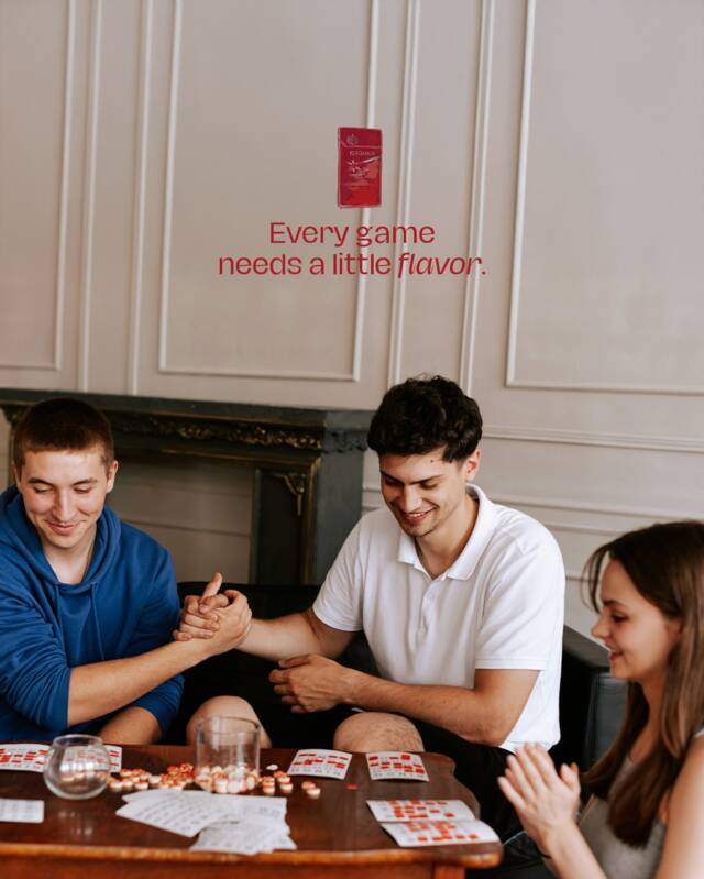 The cards, the crew, the moments, and a flavor that completes the vibe.

Game night hits different with Elegance.
Tobacco products contain nicotine, a highly addictive substance that can lead to dependence, making it challenging to quit. Intended for adult use only.

دوست، قہقہے، اور وہ فلیور جو رات کو خاص بنا دے۔
ایلیگینس کے ساتھ گیم نائٹ کی بات ہی کچھ اور ہے۔

تمباکو کی مصنوعات میں نیکوٹین شامل ہوتی ہے، جو ایک انتہائی نشہ آور مادہ ہے اور انحصار کا باعث بن سکتی ہے، جس سے چھٹکارا پانا مشکل ہو سکتا ہے۔ صرف بالغوں کے استعمال کے لیے مخصوص ہے۔

#Elegance #Eleganceflavors #EleganceMoments